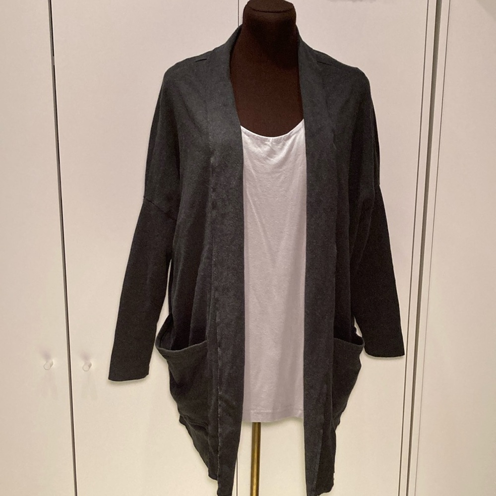 Pact organic cotton Open-Front Cardigan M/L
Dark grey